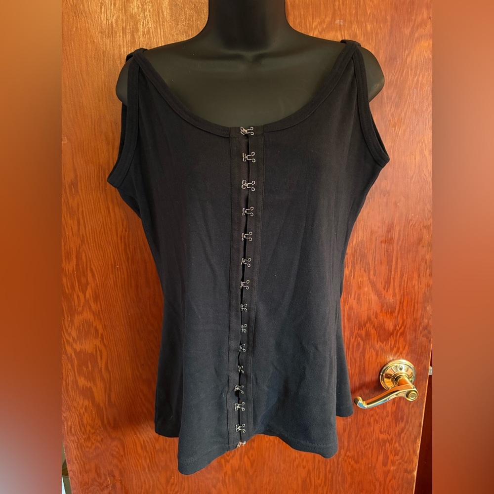 Vintage Tattooed in Black by Wave Trade Tank 2X